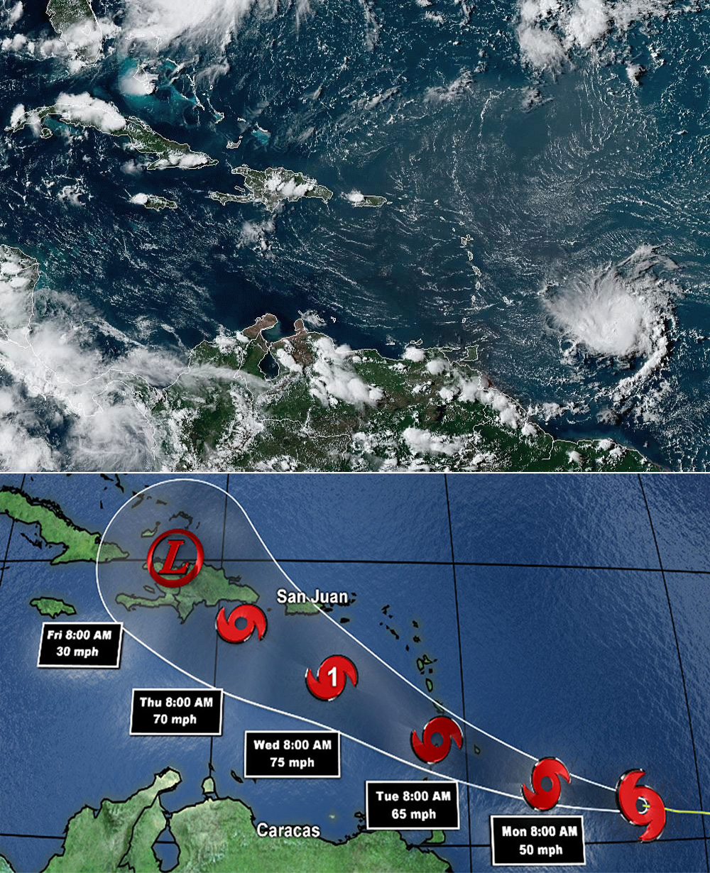 Tropical Storm Warning In Effect For Saint Vincent And The Grenadines